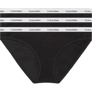 Calvin klein nohavičky 3PACK Modern logo stretch cotton black combo