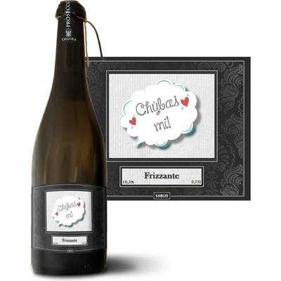 Sablio Chýbaš mi Prosecco biele suché šumivé víno 10,5 % 0,75 l (holá fľaša)