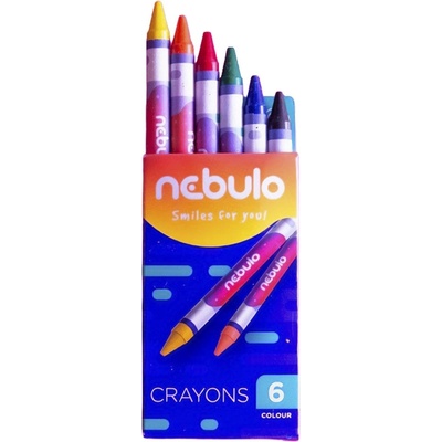Nebulo Мазен молив nebulo кръгъл 6 цвята nzsk-6 (nzsk-6)