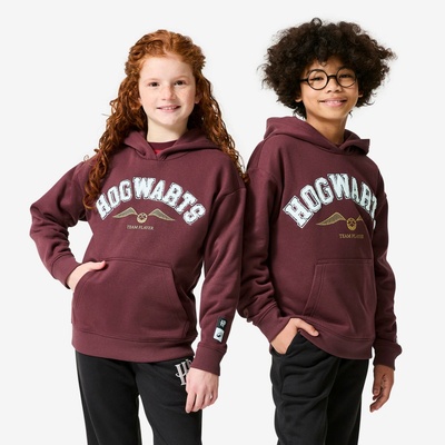 Decathlon mikina z moltonu Harry Potter bordová