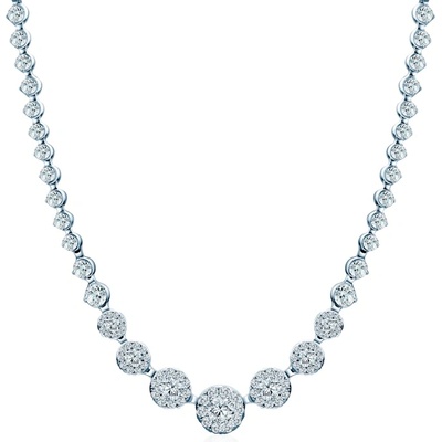 SAVICKI Колие Eterniàle, сребро, цирконии