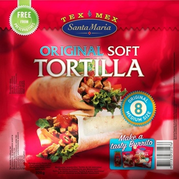 Santa Maria Soft pšeničná tortilla střední 320 g