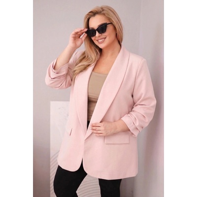 Kesi Dámské sako elegantní Růžová světle