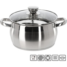 CHOMIK Nerezový hrniec s pokrievkou 4 l 22 cm CH-KIR3370