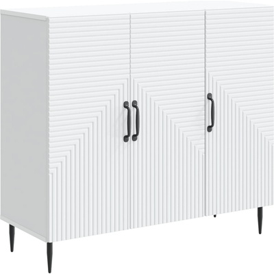 vidaXL Служебен шкаф Бяло 89 x 34, 5 x 80 см Инженерна дървесина (894875)
