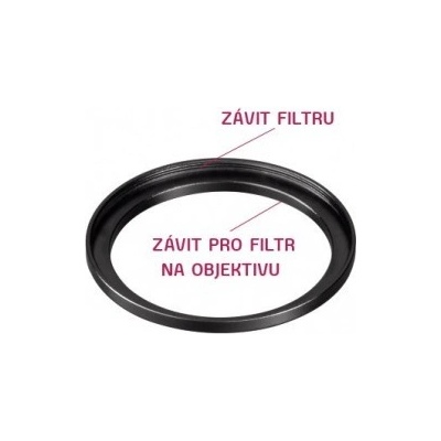 Redukčný krúžok 40,5 na 58 mm