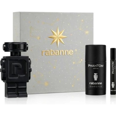 Paco Rabanne Phantom подаръчен комплект: парфюм 100 ml + дезодорант 150 ml + парфюм 10 ml за мъже