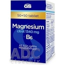 GS Magnesium citrát 1340mg + B6 50 + 50 tabliet