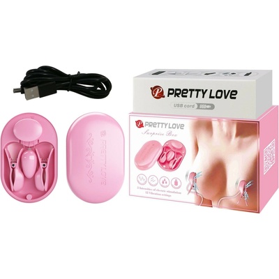 Pretty Love Surprise Box Electro Stimulation Vibrating Nipple Clamps Pink – Zbozi.Blesk.cz