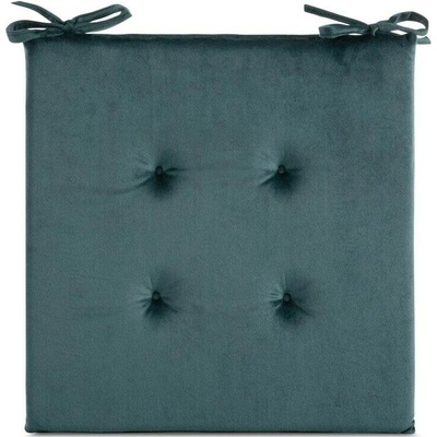 Takoy Sametový podsedák GAJA s ozdobným prošíváním a praktickými šňůrkami-HF-463985 | 40 x 40 cm