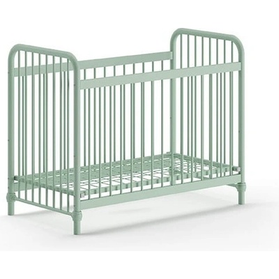 Vipack Zelená kovová postieľka 60x120 cm BRONXX