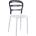 Siesta Exclusive SI-Стол MISS BIBI (055)White/Black Transparent (014282)