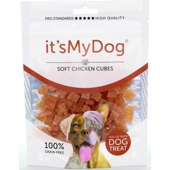 It's My Dog Chicken Soft Cubes Grain Free -Кучешко лакомство меки кубчета пилешко, без зърно, 85 гр