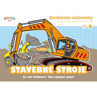 KRESLI.TO Omaľovánka Stavebné stroje