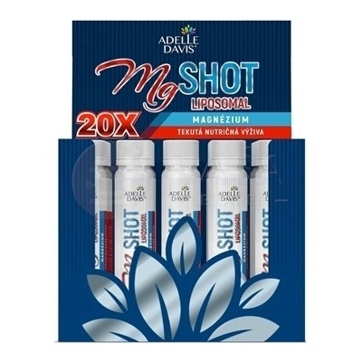Adelle Davis MgSHOT Liposomal Magnézium 375 mg 20 x 25 ml ampuliek