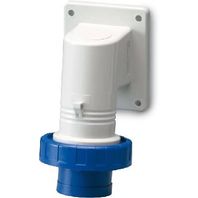 Промишлен щепсел 2P+Е 32A 380V IP66/67, 6h серия Eureka панелен монтаж, 90гр. , 70х87мм - 247.3293 (247.3293)