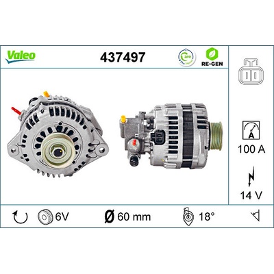 Alternátor VALEO 437497