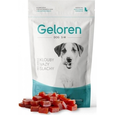 Geloren HA Geloren Small Medium Dog Гелорен Хранителна добавка за здрави стави, ставни връзки и сухожилия за кучета от малките породи 60 кубчета