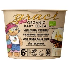 Graci BIO Baby ovesná kaše banán carob 20 g