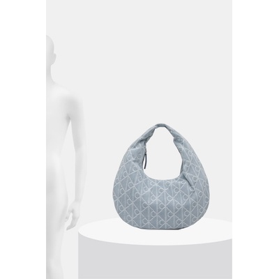 Calvin Klein чанта тип кроасан дамска от деним (LV04F3591G)