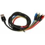 Feimibox iBox multi 4in1 USB cable: 2x USB-C, micro USB, Ligtning - colorful