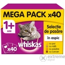 Whiskas pro dospělé kočky drůběží výběr v želé 40 x 100 g