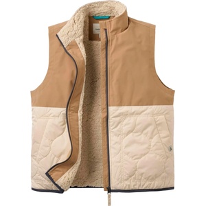 Passenger Дамски зимен елек Passenger Women's Flora Recycled Sherpa Lined Short Gilet Winter vest - Biscuit / Oat (132-1709-0112)