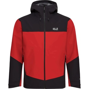Jack Wolfskin Мъжко водоустойчиво яке Jack Wolfskin Rockpaw 3L Jacket Waterproof jacket - Siren Red - размер XL (002-3851-0215)