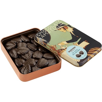 Chocolate Amatller Lístky zo 70% čokolády so soľou, 60 g