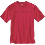 Carhartt Мъжка тениска Carhartt Dearborn Relaxed Logo T-Shirt - Industry Red (217-0178-0114)