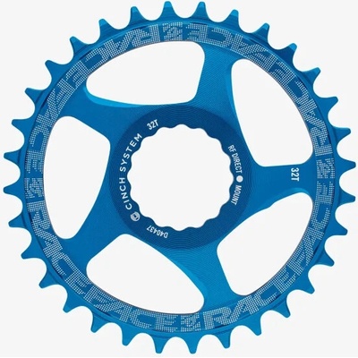 Race Face Single Direct Mount N/W, 34T modrá