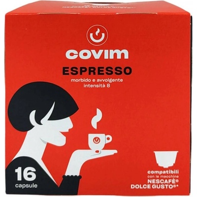 Covim Espresso Armonico 16 бр. Кафе капсули, съвместими с Dolce Gusto