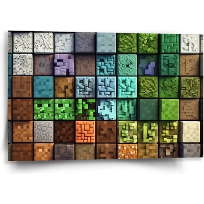 Sablio Obraz Blocks Abstract - 60x40 cm