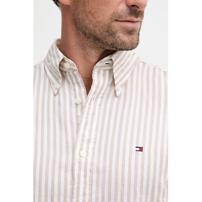 Tommy Hilfiger риза мъжка с лен (MW0MW42449)