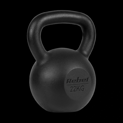 REBEL ACTIVE Litinový kettlebell 22 kg