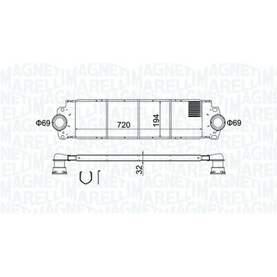 Chladič plniaceho vzduchu MAGNETI MARELLI 351319204200