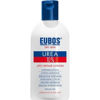 EUBOS Овлажняващ и въстановяващ лосион за тяло с 10 % урея , Eubos Urea 10% Lipo Repair Lotion 200ml