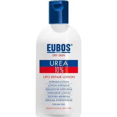 EUBOS Овлажняващ и въстановяващ лосион за тяло с 10 % урея , Eubos Urea 10% Lipo Repair Lotion 200ml