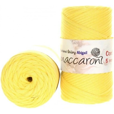 Maccaroni Abigail 5 mm Žlutá