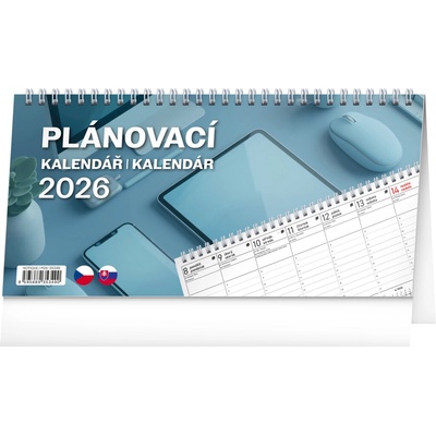 NOTIQUE Stolový Plánovací 25 x 12,5 cm 2026