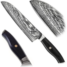 CHZ Damaškový santoku nůž ASIA BLADE nerezový 18 cm