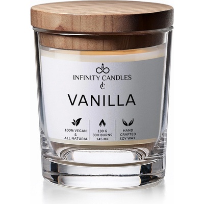 Infinity candles Krémová Vanilka 145 ml