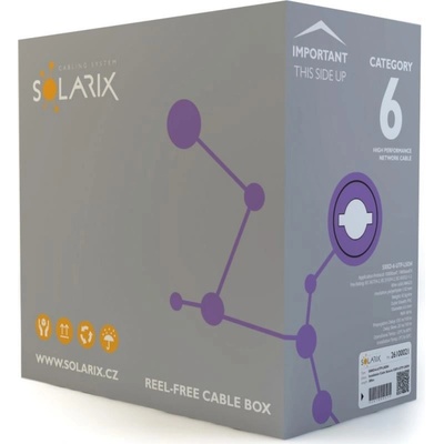 SOLARIX SXKD-6-UTP-LSOH-305 UTP CAT6 LSOH, 305m