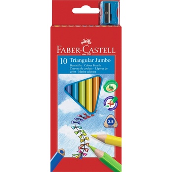 Faber-Castell 116510 Junior Triangular 10ks