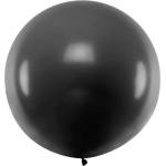 Party Deco Голям Латексов Балон, Пастел, Черен, 1м (olbo-025)