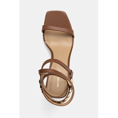 MICHAEL Michael Kors сандали с тънък ток от кожа Marcia Heeled Sandal (40S6MCHS2L.230)