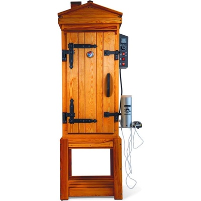 Jelux Elektrická dřevěná udírna 220 l z borovice 105×50×50 cm jabloň