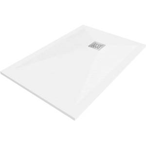 Mexen Stone+ правоъгълна композитна душ кабина 110 x 70 см, бяла - 44107011 (44107011)