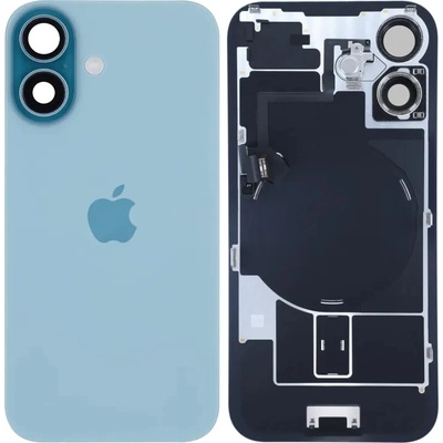 Zadné sklo s MagSafe magnetom, NFC a Flex káblom svietidla iPhone 16 – Genuine OEM – modrozelené IPH2344