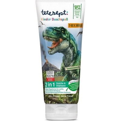 Tetesept Sprchový gel a šampon 2v1 T-Rex World 200 ml